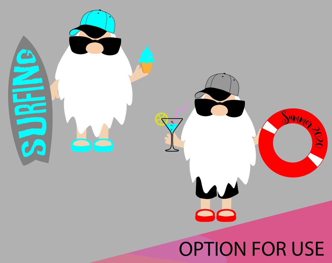 Download Summer Gnomes Svg Hand drawn Gnome Svg Beach Gnome Svg | Etsy