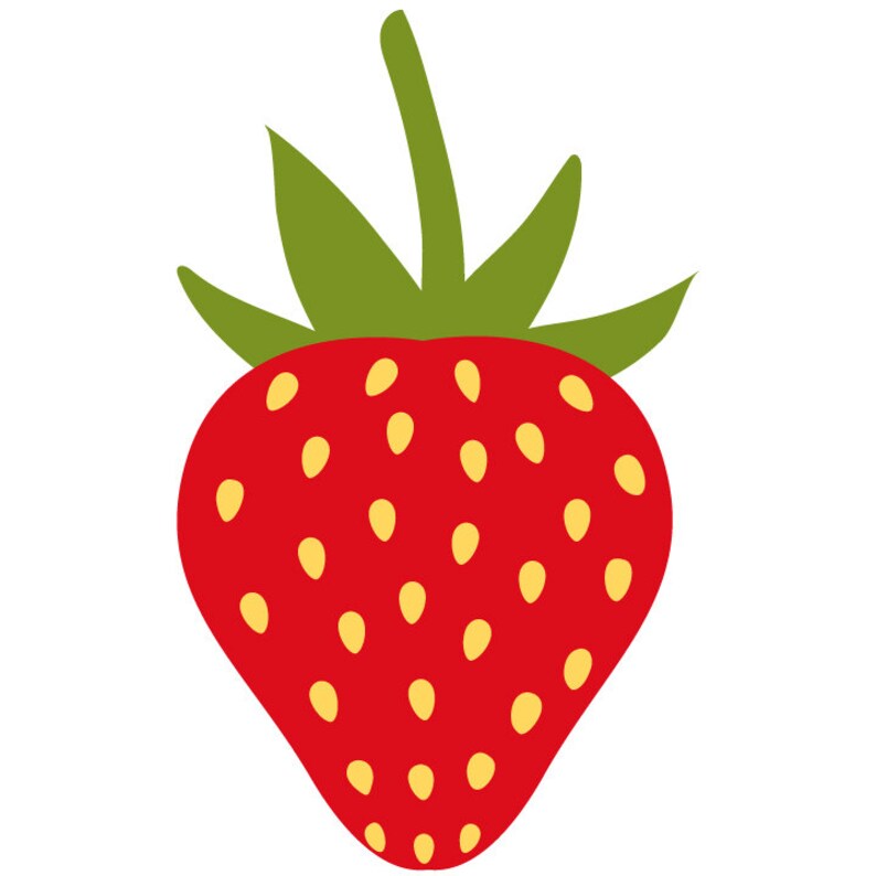 Strawberry svg Strawberry svg file Strawberry clipart | Etsy