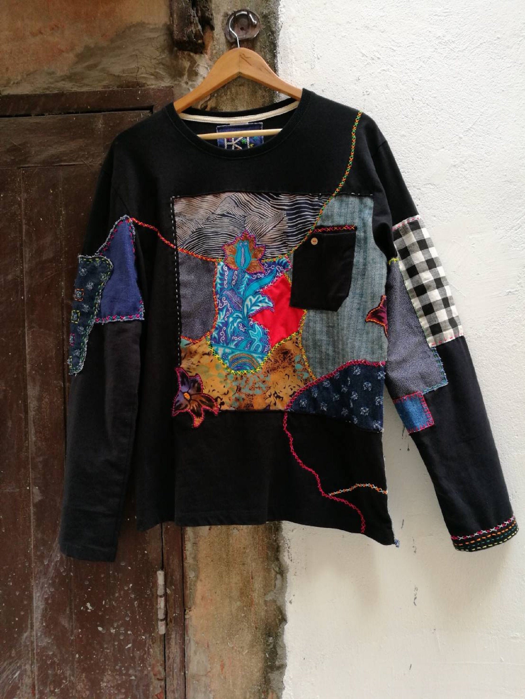 patchwork tee shirt