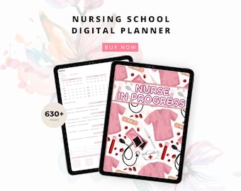 Nursing Student Digital Planner For Nursing Students, Ultimate Undated Nursing School Planner For Student Nurse GoodNotes, Nurse Notebook