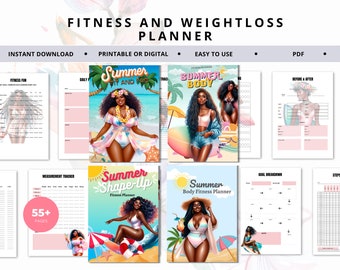 Pianificatore di fitness, Monitoraggio della perdita di peso, Pianificatore dietetico, Sfida di fitness, Registro delle misurazioni corporee, Registro del monitoraggio degli allenamenti, Salute e fitness