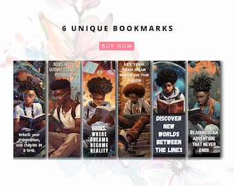 Black Boy Lesezeichen, Afroamerikaner Geschenk für Leser, Lesezeichen für Männer, Black Man Lesezeichen, Black Boy Lesezeichen, Melanin Lesezeichen