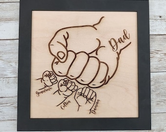 Fist Bump Sign Father's Day Gift