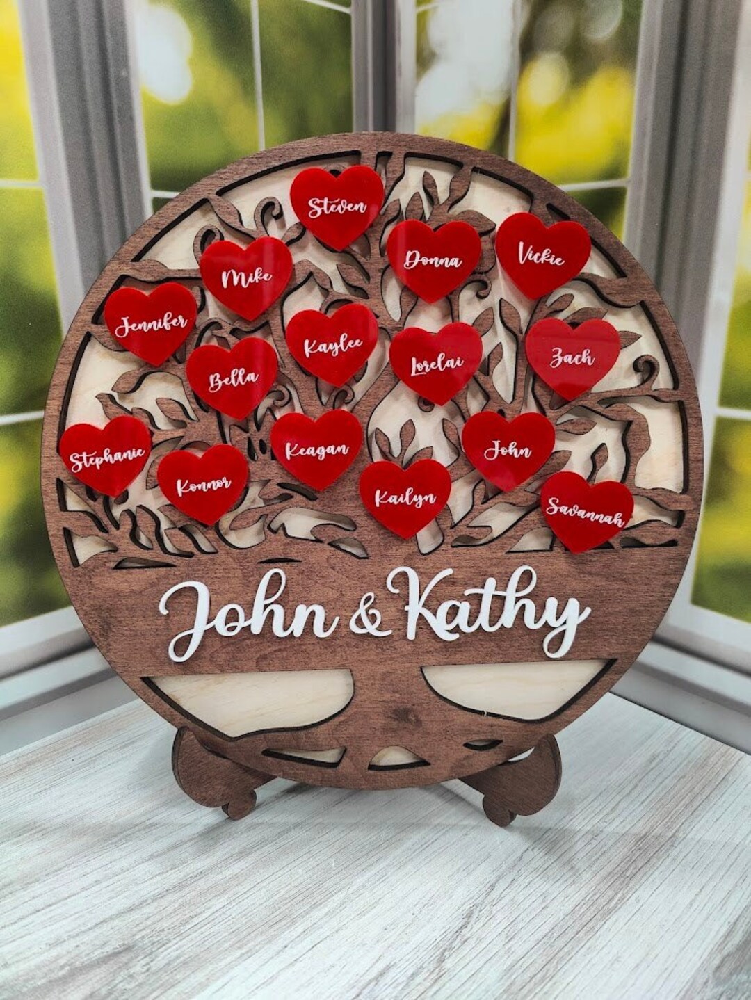 Tree Round Sign Family Tree Round Sign - Etsy