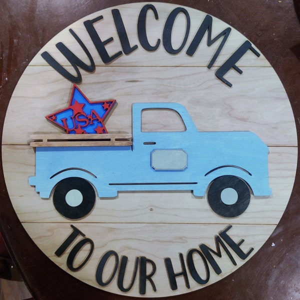 Interchangeable Vintage Truck Sign Etsy