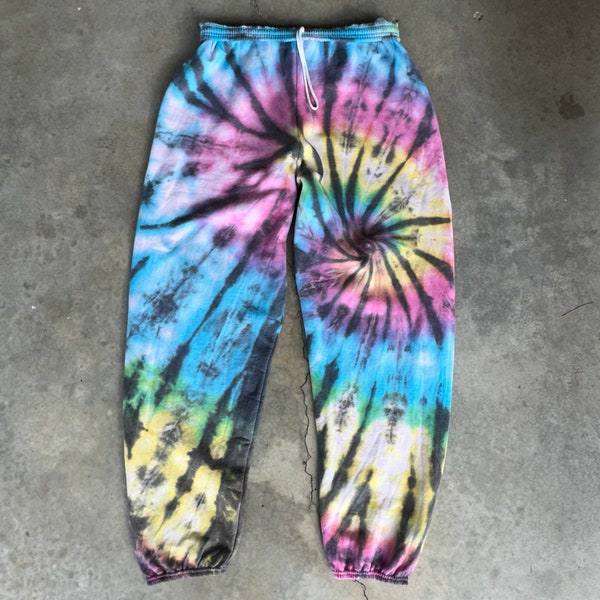 Rainbow Tie Dye Sweatpants