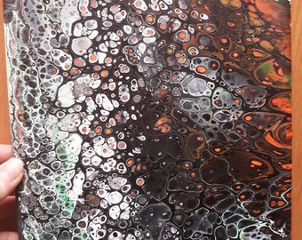 Blacklight pour painting "halloween" arte acrílico abstracto