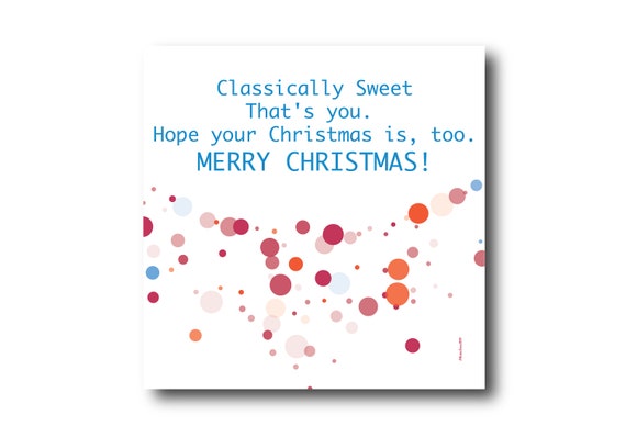 Holiday Season Greeting Card Wishes, Pantone Colors