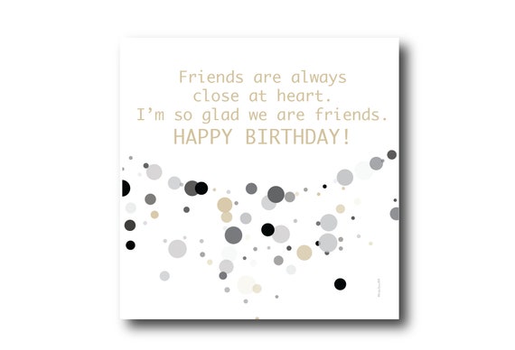 Digital Birthday Wishes greeting card, Pantone Colors