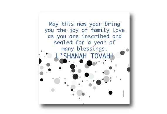 Digital Mazel Tov Card, Rosh Hashanah greeting card, best wishes, Rosh Hashanah, Jewish New Year, L'Shanah Tovah