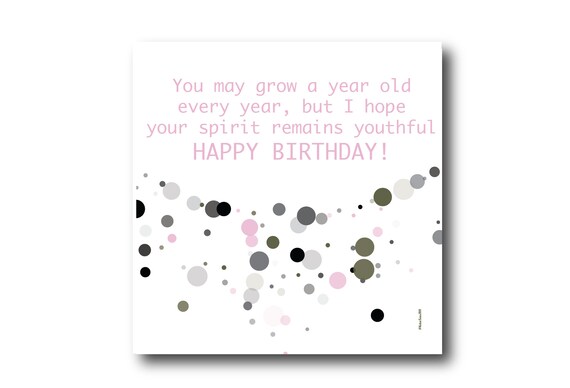Digital Birthday Wishes greeting card, Pantone Colors