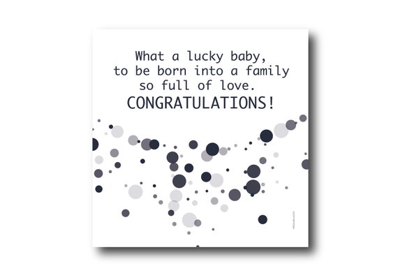 Digital Baby Shower Card wishes, Pantone Colors