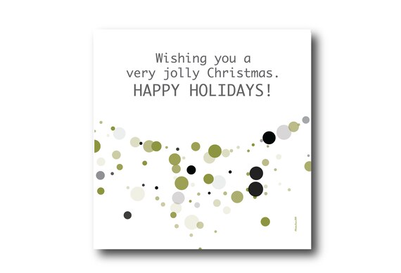 Digital Holiday Season card wishes, instant download, printable at home, ready to post, Pantone Colors, Pantone Colors