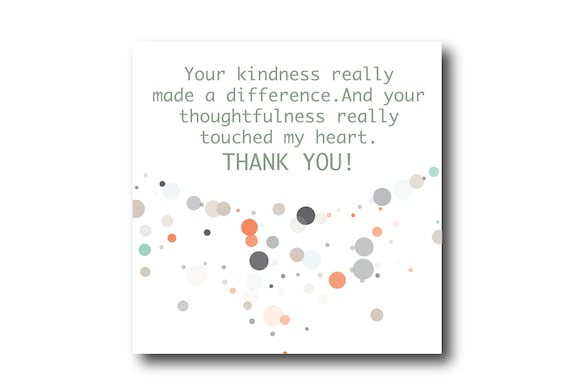 Digital gratitude Greeting card, instant download, ready to post, Pantone Colors, Thank you Note