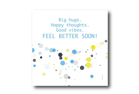 Digital Good Luck card wishes, instant download, printable at home, ready to post, Pantone Colors