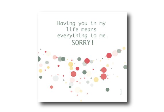 Digital Friendship card wishes, instant download, printable at home, ready to post, Pantone Colors