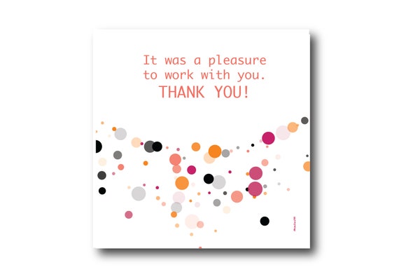 Digital Thank You Greeting card wishes, instant download, printable at home, ready to post, Pantone Colors