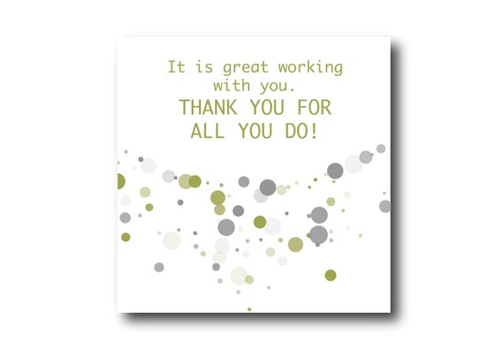 Digital Employee Appreciation card wishes, instant download, Pantone Colors