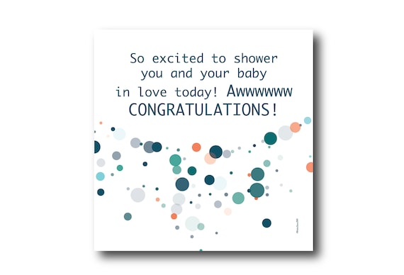 Digital Welcome Baby boy or girl card wishes, instant download, printable at home, Pantone Colors