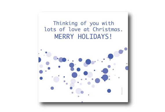 Digital Holiday Season card wishes, instant download, printable at home, ready to post, Pantone Colors, Pantone Colors