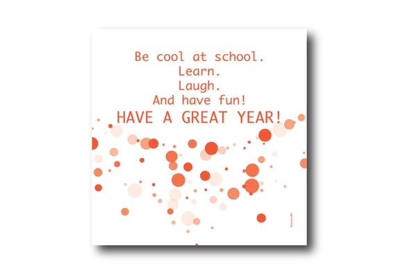 Digital Good Luck card wishes, instant download, printable at home, ready to post, Pantone Colors
