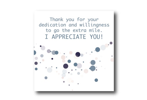 Digital Employee Appreciation card wishes, Pantone colors, Ready for social media