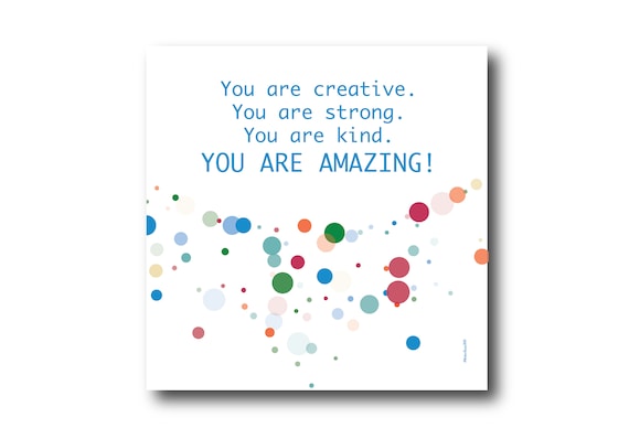 Digital Friendship card wishes, instant download, printable at home, ready to post, Pantone Colors