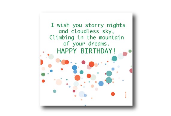 Digital Birthday Wishes greeting card, Pantone Colors