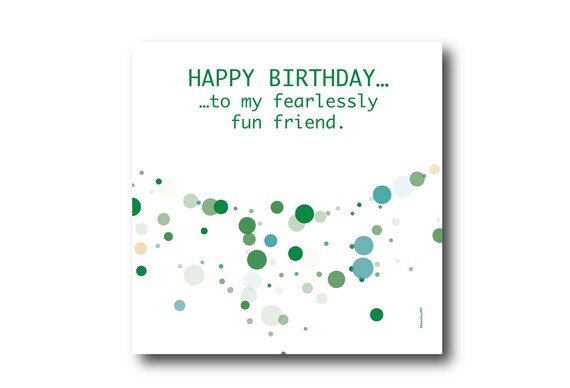 Digital Birthday card wishes, instant download, printable at home, Pantone Colors