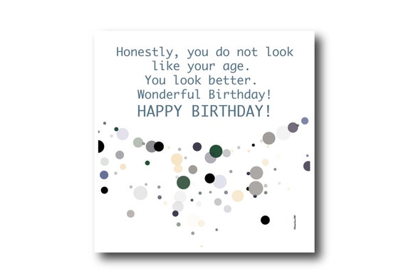 Digital Birthday Wishes greeting card, Pantone Colors