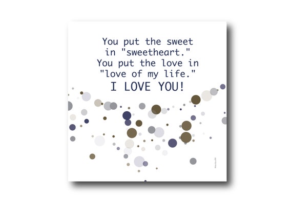 Digital I love you Greeting card wishes, instant download, printable at home, ready to post, Pantone Colors