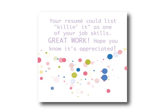 Digital Employee Appreciation card wishes, instant download, printable at home, Pantone Colors