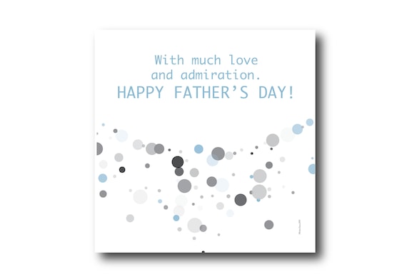 Digital Father’s Day Card, Pantone colors, Father’s day wishes, Casual Wishes