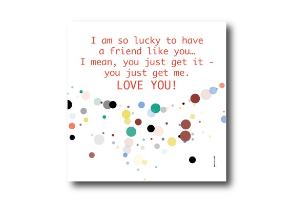 Digital Love card wishes, instant download, printable at home, ready to post, Pantone Colors