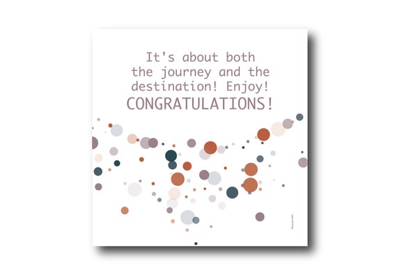 Digital Congratulations Greeting Card