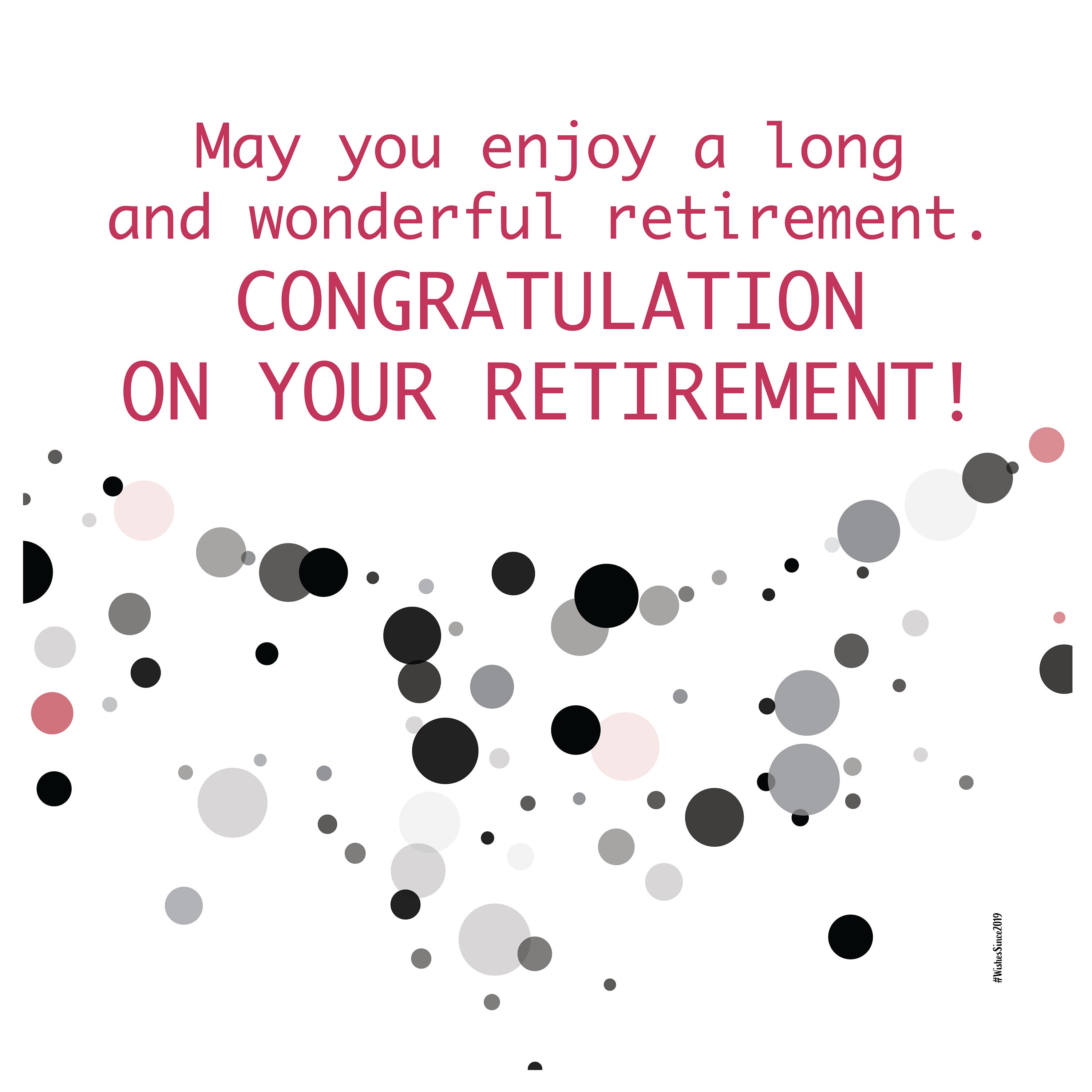 Digital Retirement Greeting Card