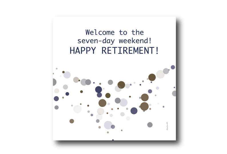 Digital Retirement Card Wishes Instant Download Printable at Etsy