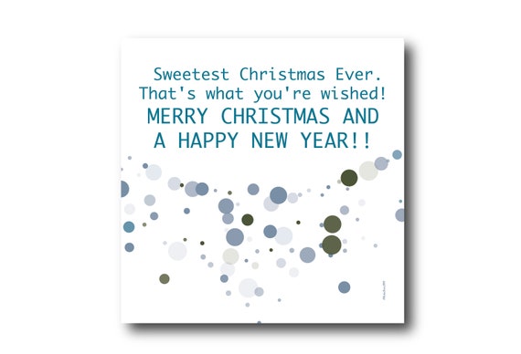 Holiday Season Greeting Card Wishes, Pantone Colors