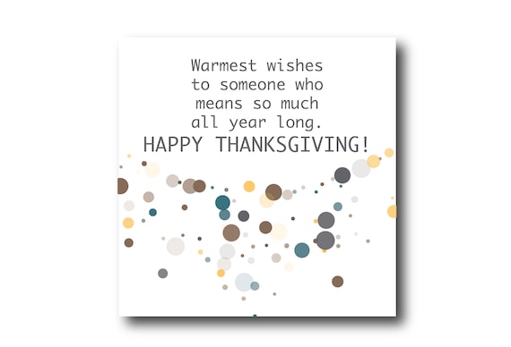 Digital Thanksgiving Greeting Card Wishes