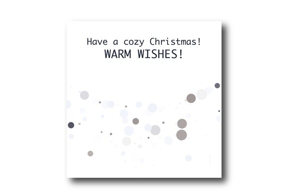Holiday Season Greeting Card Wishes, Pantone Colors