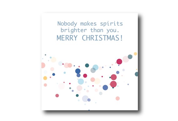 Digital Holiday Season card wishes, instant download, printable at home, ready to post, Pantone Colors