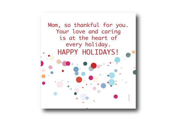 Digital Holiday Season card wishes, instant download, printable at home, ready to post, Pantone Colors, Pantone Colors