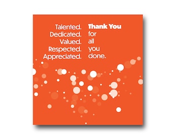 Digital Employee Appreciation  Wishes greeting card, Pantone Colors, Social Media Ready