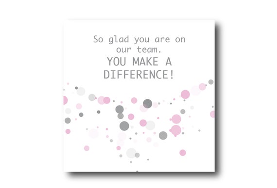 Digital Employee Appreciation card wishes, instant download, printable at home, Pantone Colors