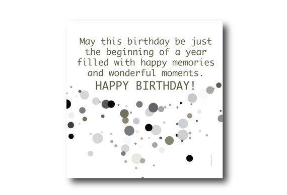 Digital Birthday Wishes greeting card, Pantone Colors