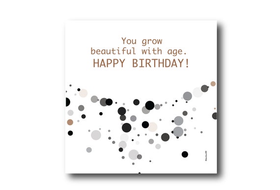 Digital Birthday Wishes greeting card, Pantone Colors