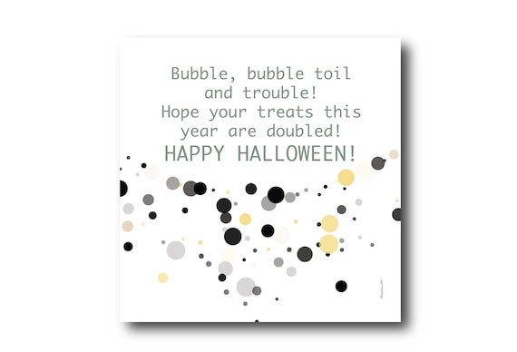 Digital Halloween Card, Happy Halloween, Halloween Scary wishes, Funny Halloween Card, Trick or Treat