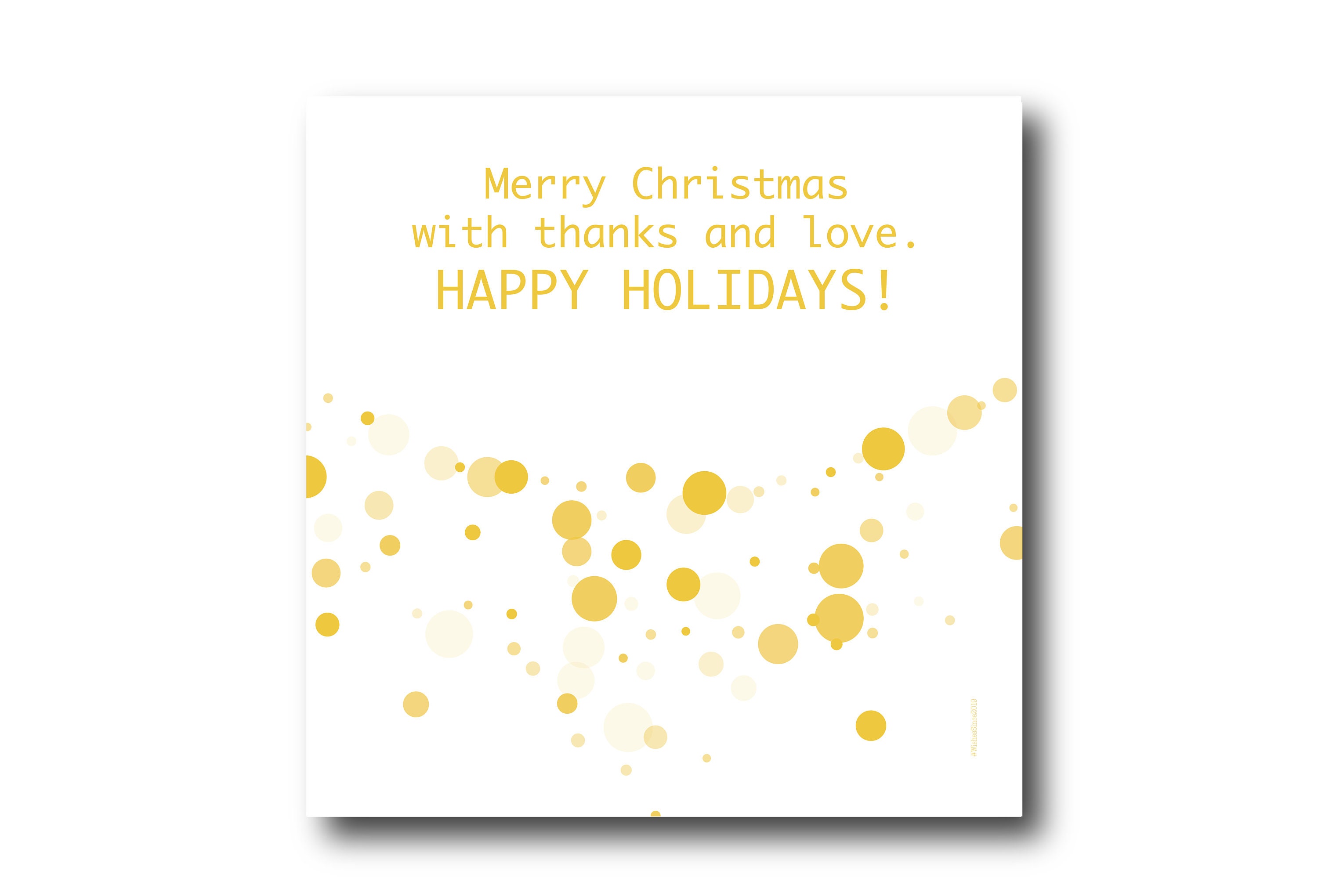 Holiday Season Greeting Card Wishes