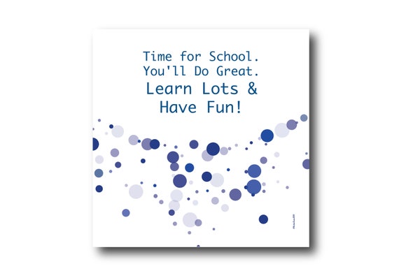 Digital Good Luck card wishes, instant download, printable at home, ready to post, Pantone Colors