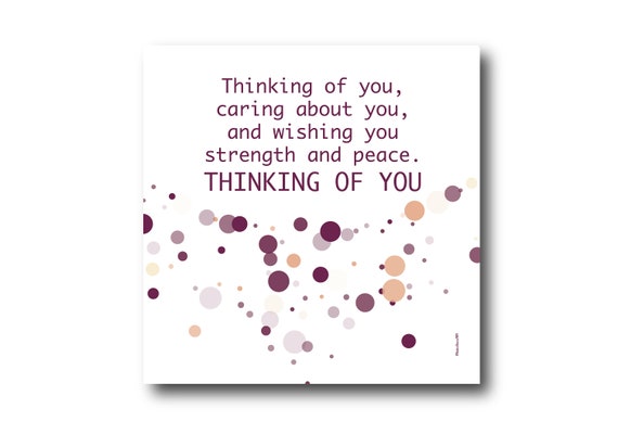 Digital Sympathy card wishes, instant download, printable at home, ready to post, Pantone Colors